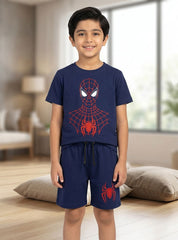 Boys Spider Hero Short Set