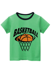sports design t shirt for little kids
