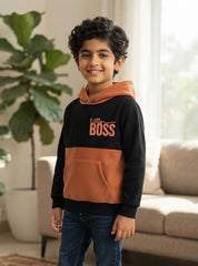 Little Boss Colorblock Kids Hoodie