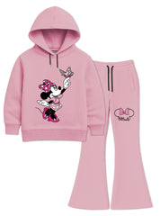 Minnie Bow & Butterfly Girls Hoodie Set