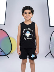 Little Shark Big Dreams Boys Summer Sando Set
