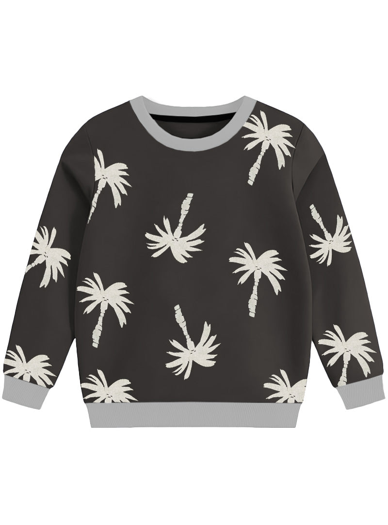 FULL SLEEVE TERRY SWEATSHIRT - AMIRI PALM