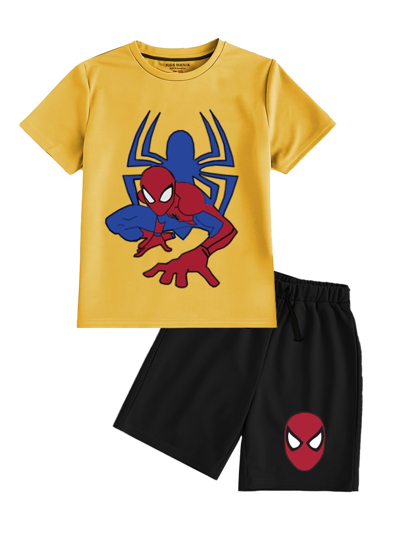 Spiderman Boys Summer Cotton Set