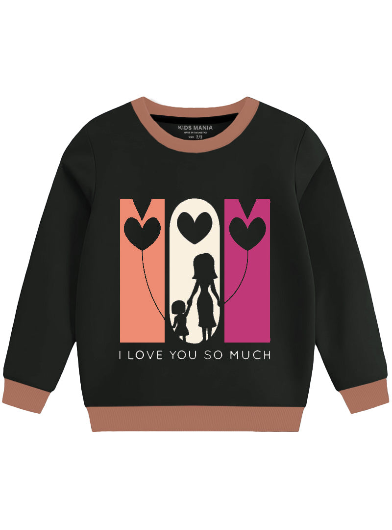 Crew Neck Sweatshirt - Mom I love You So Much