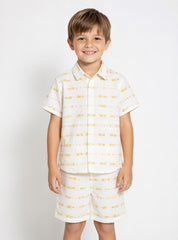 Boys Summer Breeze Shirt Shorts Set