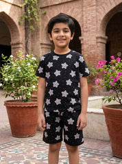 Boys Starry Night Shorts Set