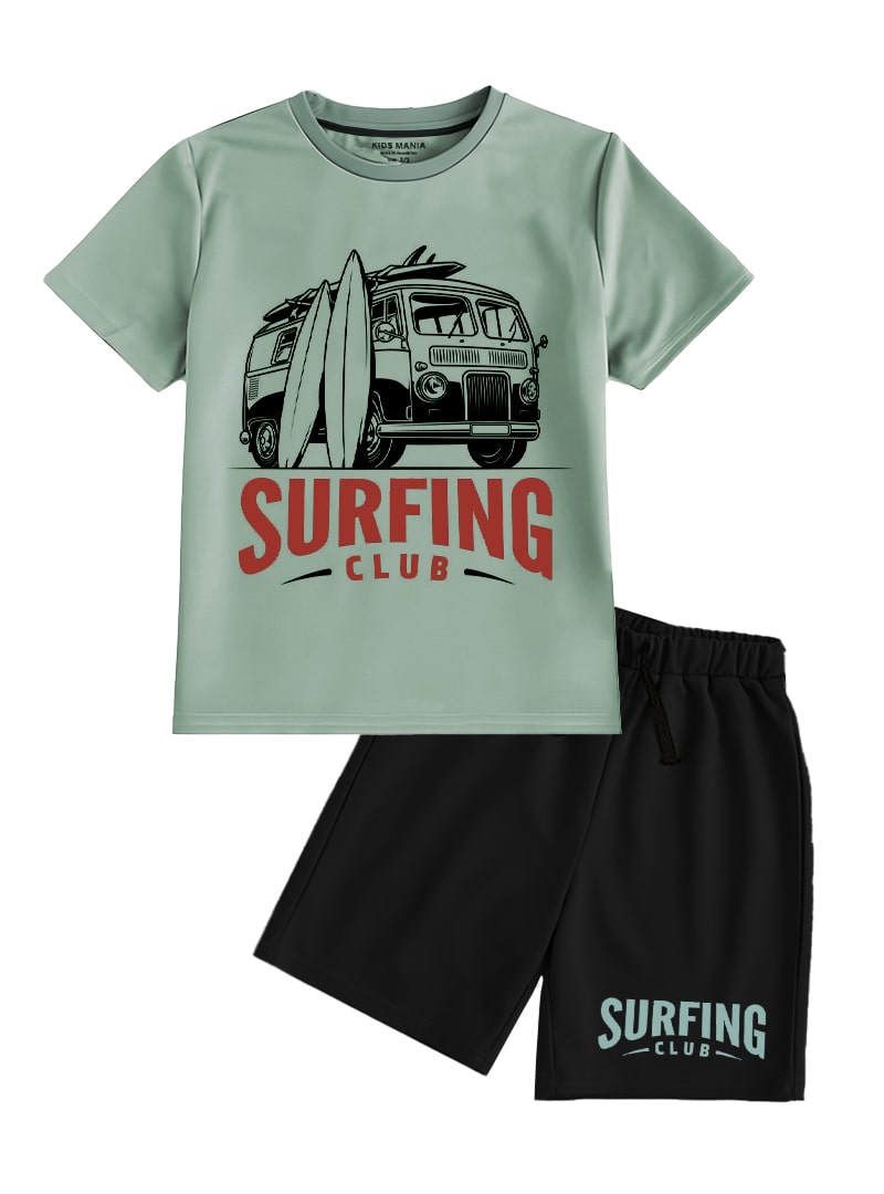 Enjoy Surfing Club With Cotton Set