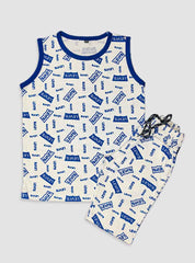 Boys Set Blue Levi's Printed