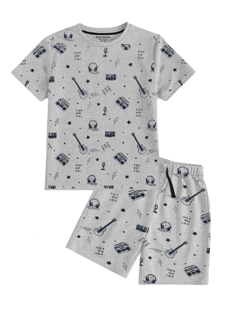 Full Printed Niker & Shirt For Kids