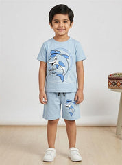 Boys Sailor Dolphin Co Ord Set