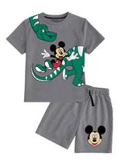 Mickey & Dino Kids Cotton Clothes Set