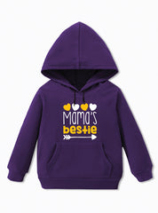 Mama's Bestie Wam Hoodie For Girls