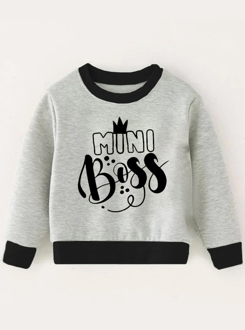 Mini boss sweatshirt best sale