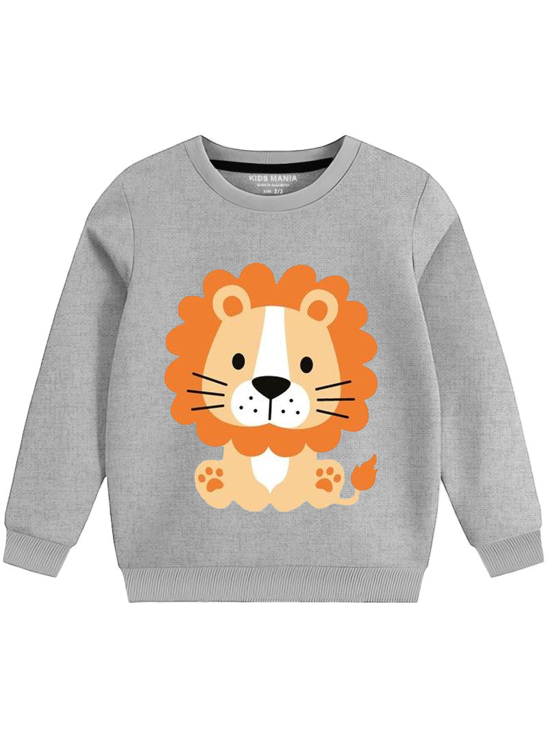 Children lion winter sweatshirt