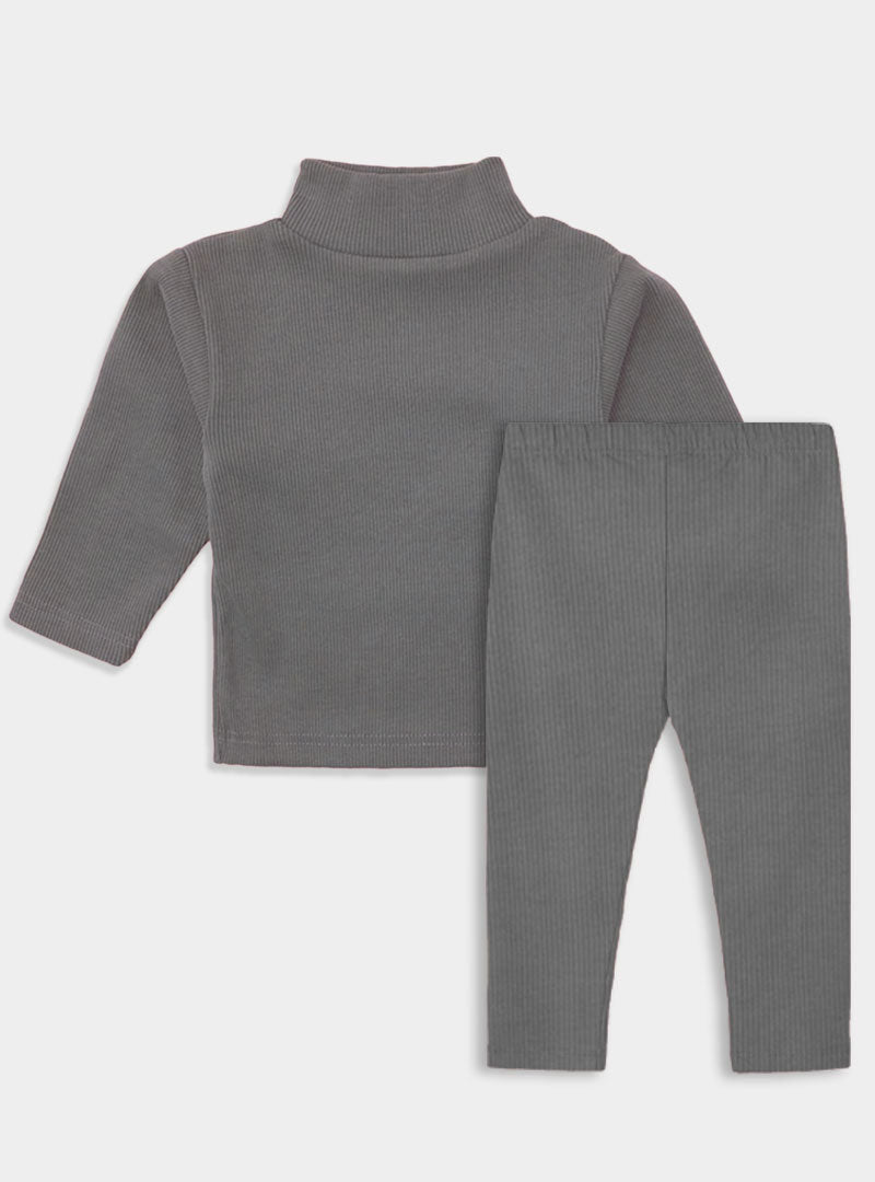 Arctic Bloom Ribbed Set