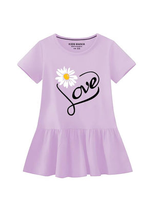 Lavender Frock for Girl