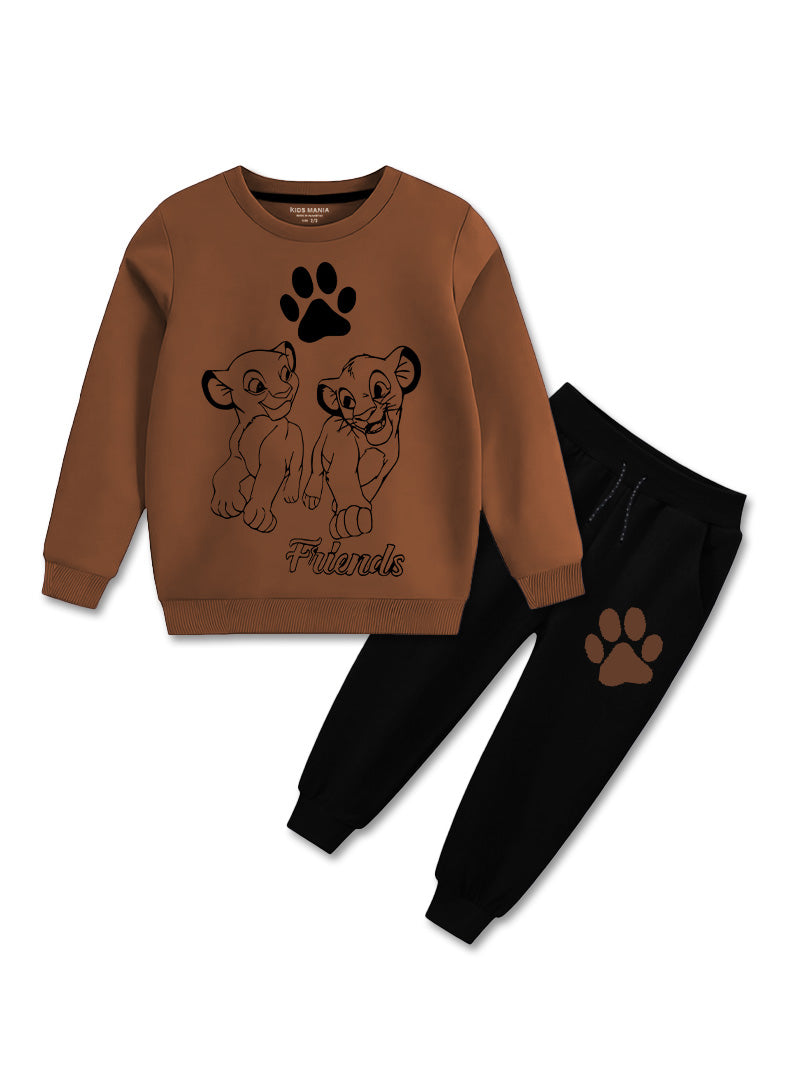 Winter Fleece Tracksuit For Boys