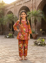 Girls Blossom Charm Kurti Set