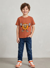 Boys Happy Hoops Graphic Tee