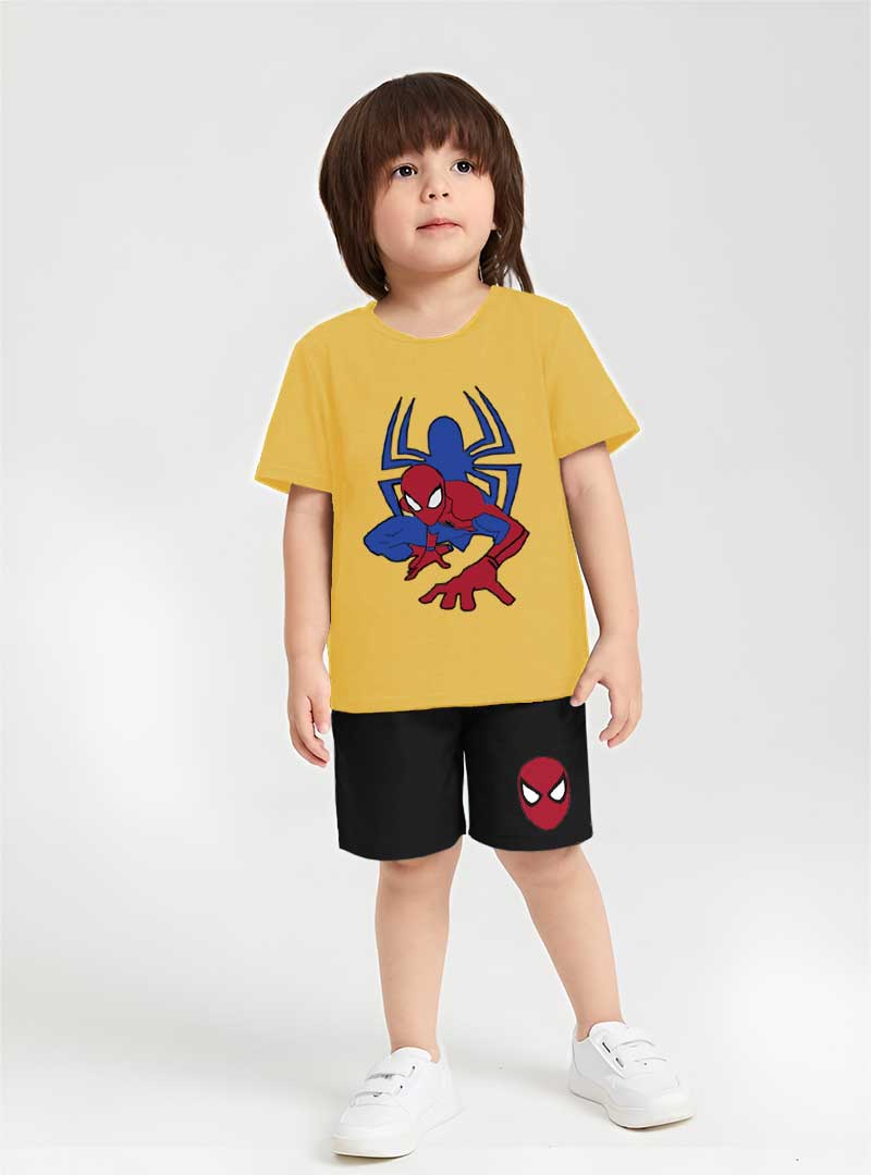 Spiderman Boys Summer Cotton Set