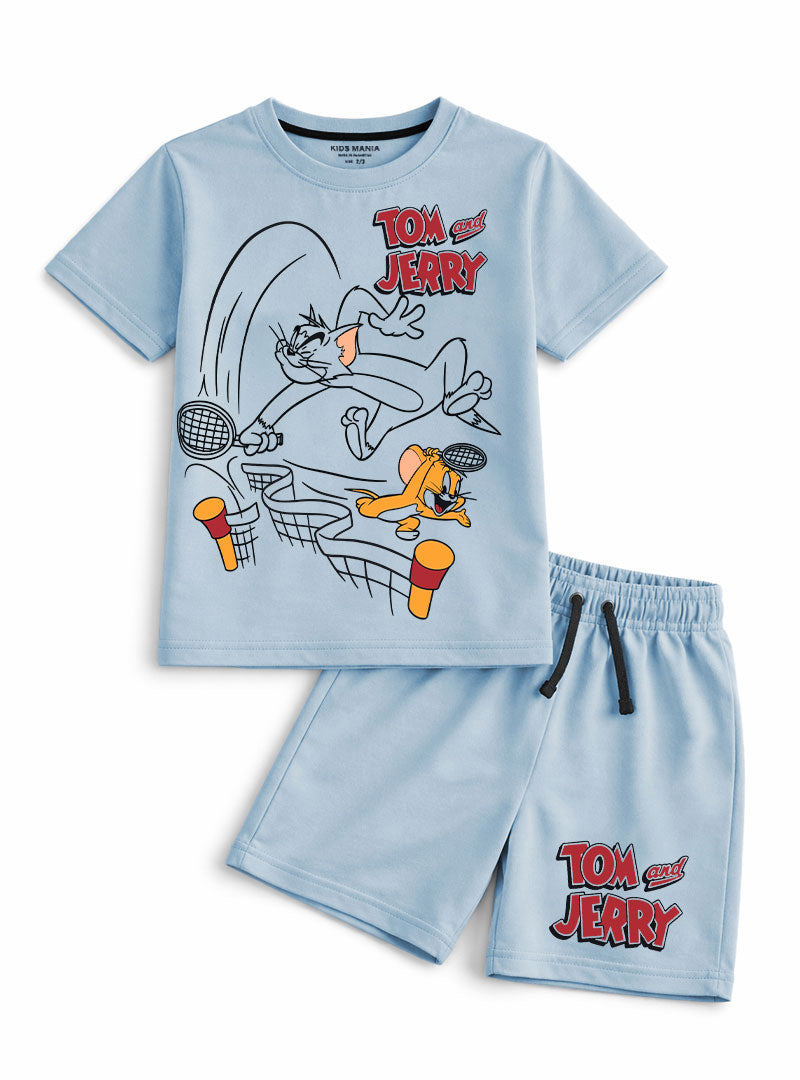 Boys Tom Jerry Fun Short Set