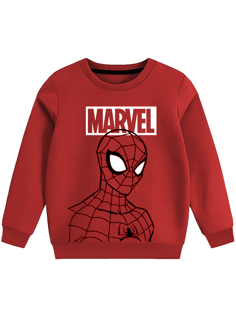 Children's Crew Neck Sweatshirt - Spider Marvel