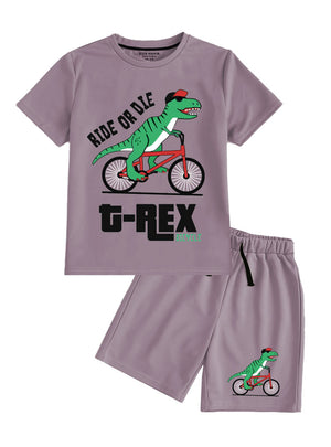 Slate grey T Shirt for Boy