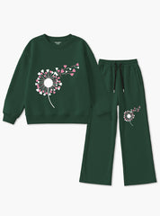 Green Petal Dream Girls Set