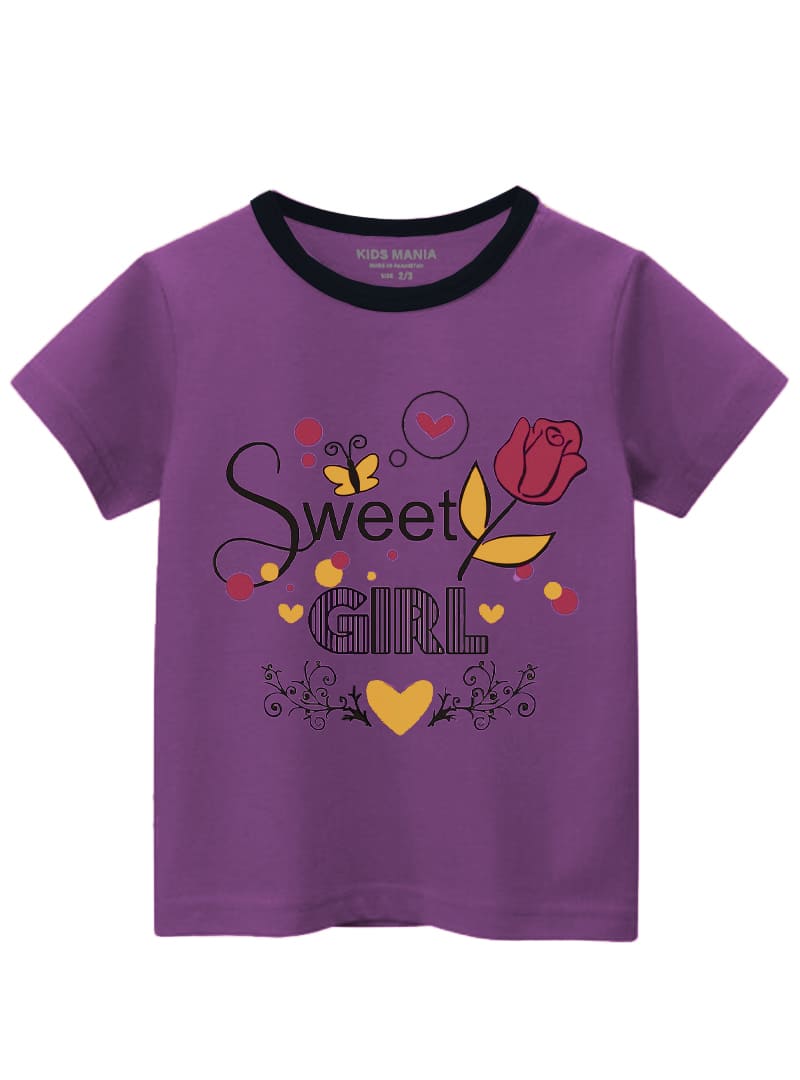 GIRLS T-SHIRT SWEET GIRLS