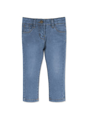 Kids Sky Blue Stretchable Denim Pant