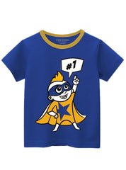 BOYS T-SHIRT SUPER HERO NO 1