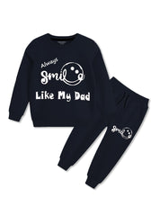 Boys Winter Tracksuit Always Smile Like My Dad