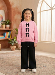 Girls Winter Set Blush Ribbon