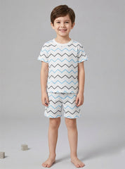 Boys Zigzag Print Co ord Set