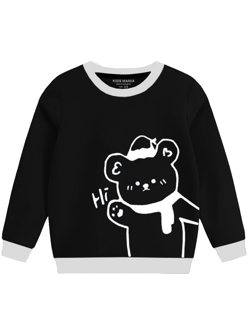 Hi Panda Fleece Sweatshirt