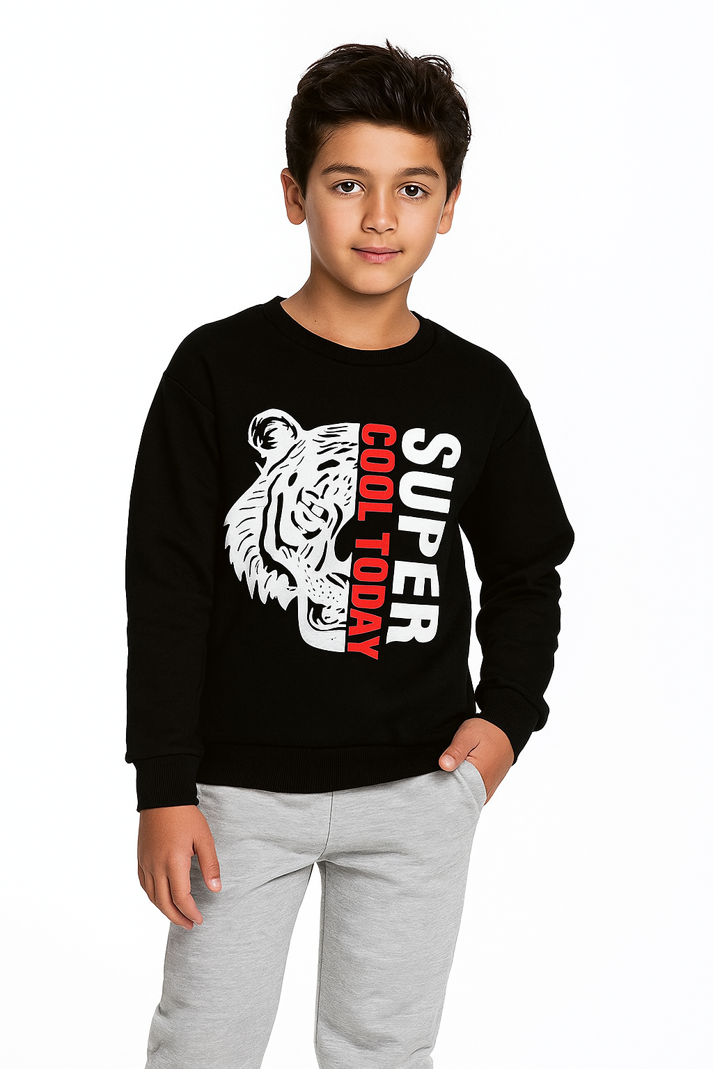 Soft fleece sweatshirts for boys 