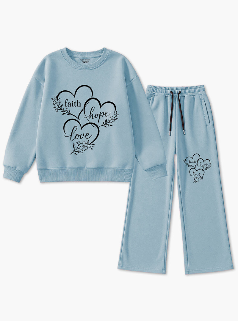 Faith Hope Love Girls Set