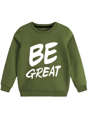 Children's Round Neck Be Great Sweatshirt