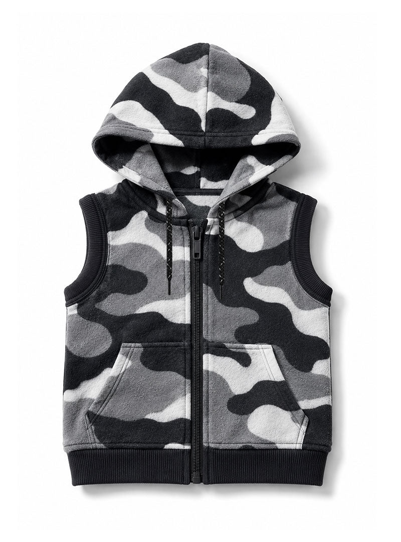 Shadow Camo Sleeveless Hoodie