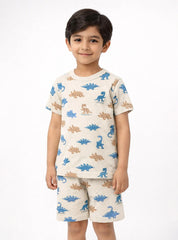 Boys Dino Casual Co Ord Set