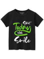 Boys Start Today Smile Graphic Tee