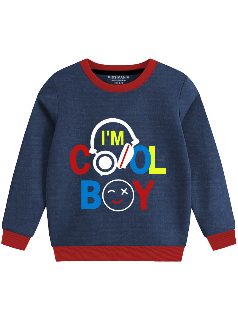 I'm Cool Boy Winter Fleece Sweatshirt