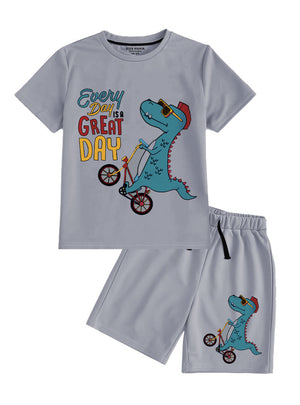 Slate grey T Shirt for Boy