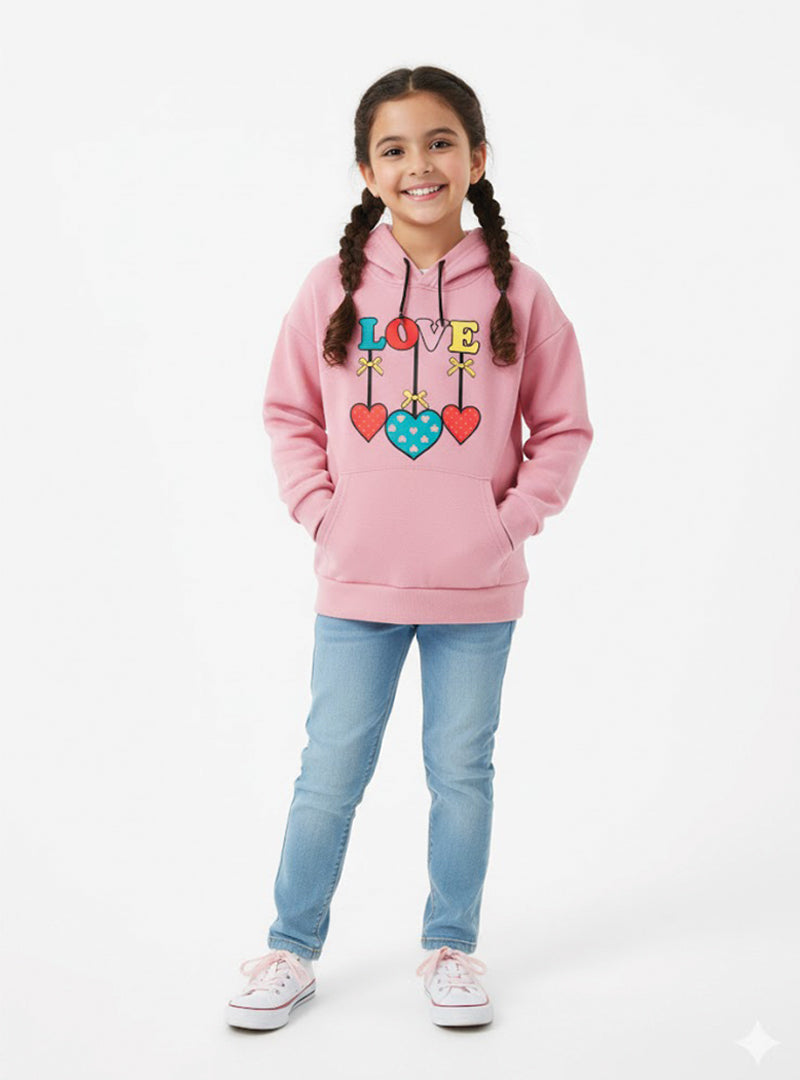 warm and stylish winter fleece hoodies for girls 