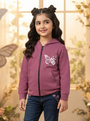 Butterfly Whisper Zip Hoodie