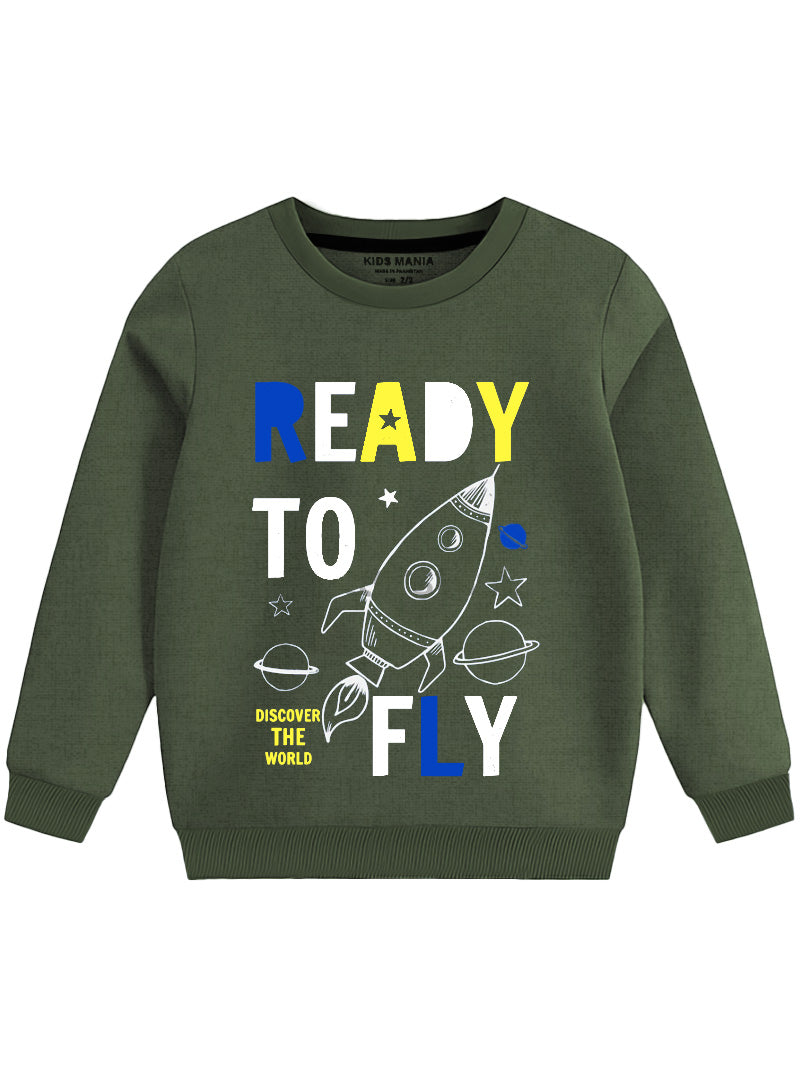 Full Sleeve Sweatshirt - Ready To Fly