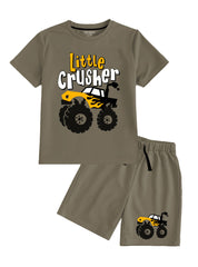 Little Crush Truck Boys Soft Cotton Set