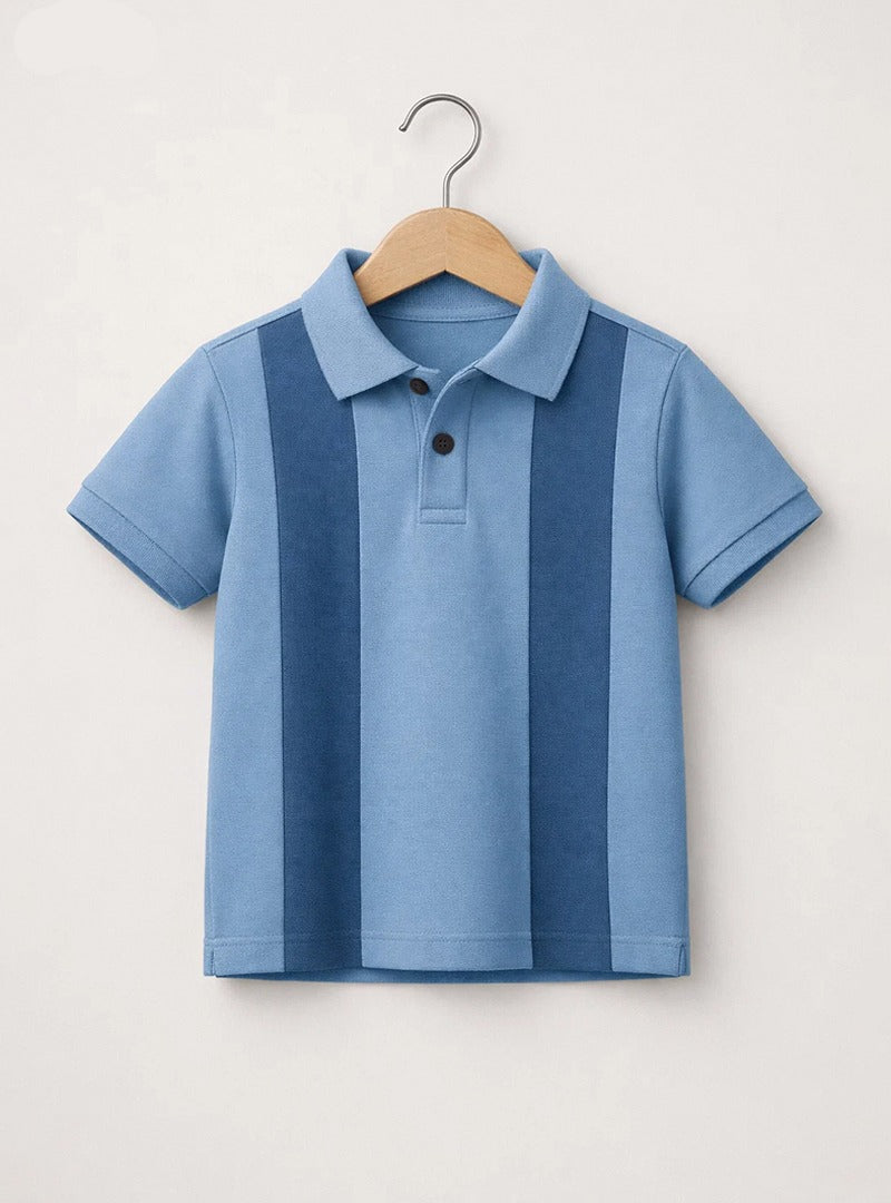 Azure Regent Stripe Polo