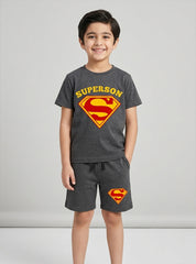 Boys Superson Logo Short Set