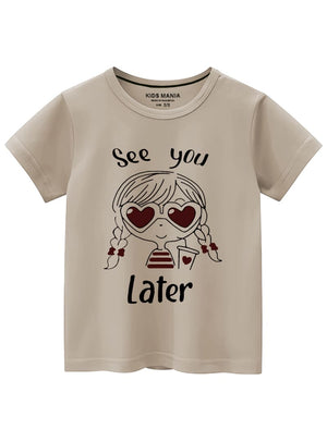 Ivory T Shirt for Girl